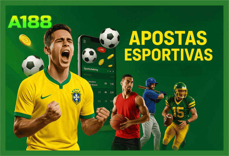 Aposte em apostas esportivas no cassino online A188BET